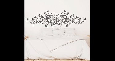 Sticker decoratie natuur en vlinder