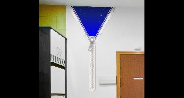 Sticker Muur ritssluiting sterren