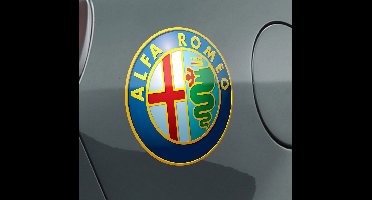 Autosticker embleem alfa romeo