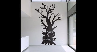 Welkom bij halloween boom decoratie