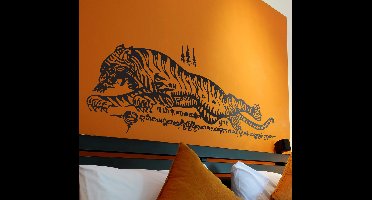 Muursticker Thaise tijger
