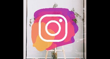 Stickers raam Instagram icoon