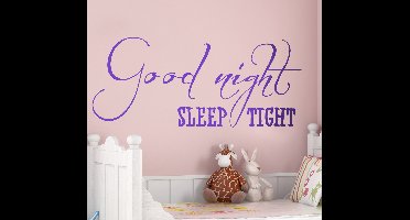 Slaaplekker goednacht tekst sticker