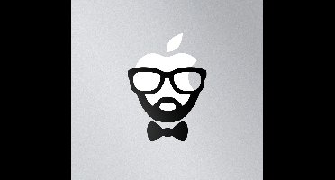 Sticker voor Apple Hipster