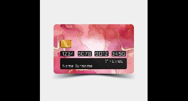 Pinpas stickers roze en goud