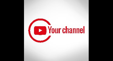 Etalage sticker Youtube-label aanpasbaar