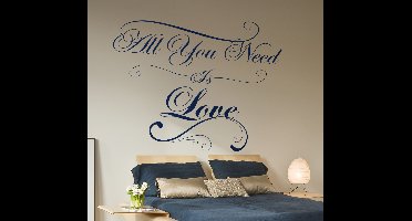 Sticker tekst All You Need Is Love
