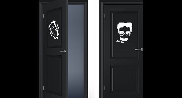 Marilyn groucho sticker toilet