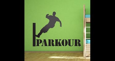 Muursticker Parcour