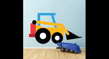 Speelgoedgraafmachine Wanddecoratie