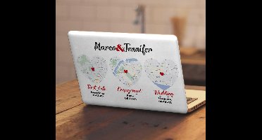 Laptopsticker speciale momenten locaties