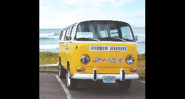 Camper sticker bloemen koord