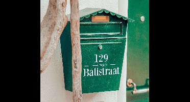 Nummer en straat brievenbus
