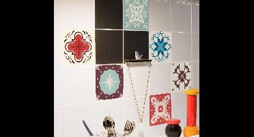 Tegelstickers keuken stijlvol vintage