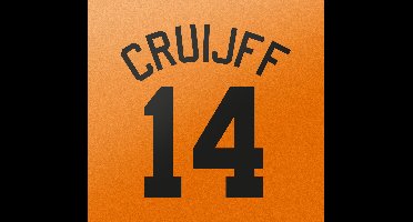 Muursticker voetbal Johan Cruijff 14