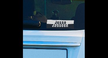 Bumpersticker auto eigen tekst