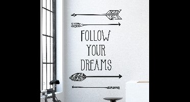 Follow Your Dreams Muursticker