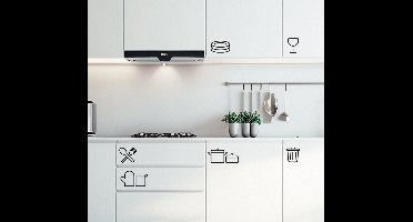 Iconen muursticker keuken