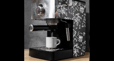 Getekende koffie-elementen Decoratie stickers