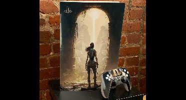 Tomb verkennen videospel PS sticker