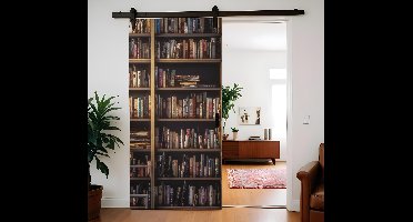 Bibliotheekplanken Deursticker