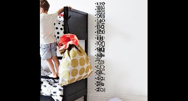 Hoogte Meter MuurstickerMeter Muursticker