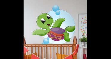 Baby Schildpad Muursticker