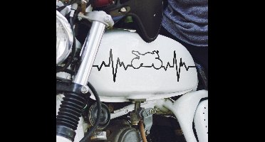 Hartslag van een Motor sticker