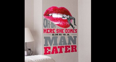 Man Eater Muursticker