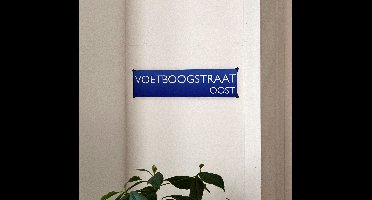 Straatnaambord amsterdam gepersonaliseerde stickers