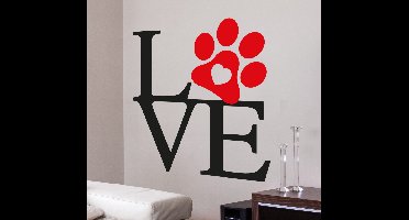 Love Pootje Muursticker