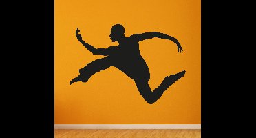 Muursticker Silhouet Dansend