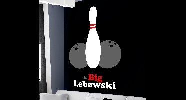 Muursticker The big Lebowski bowling