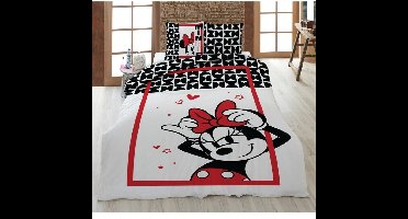 Disney Minnie Mouse Confident Dekbedovertrek - Eenpersoons - 135 x 200 cm - katoen