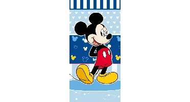 Mickey Mouse strandlaken 70 x 140 cm Blauw