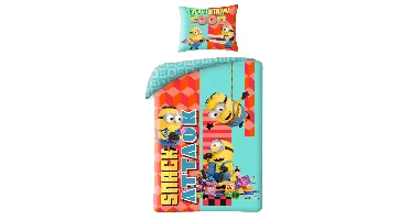 Minions Dekbedovertrek Snack Attack - 140 x 200 cm - polyester