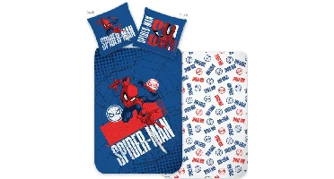 Spiderman Peter Parker Dekbedovertrek 140 x 200 cm - katoen