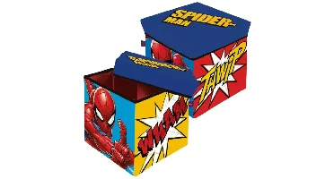 Spiderman cartoon opbergbox 30 x 30 x 30 cm