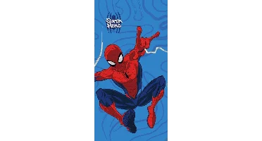 Spiderman strandlaken Super Hero 70 x 140 cm katoen