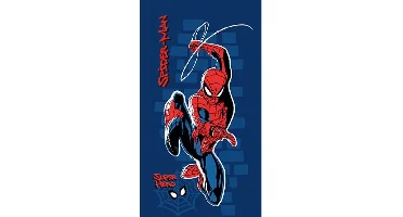Spiderman handdoek Super hero 70 x 140 cm - katoen