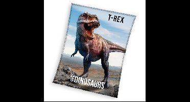 T-Rex fleece plaid 130 x 170 cm