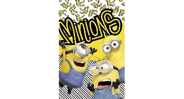Minions fleece deken Banana - 100 x 150 cm