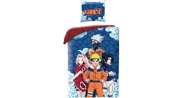 Naruto Dekbedovertrek Team 140 x 200 cm Katoen