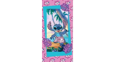 Stitch strandlaken Party 70 x 140 cm Katoen