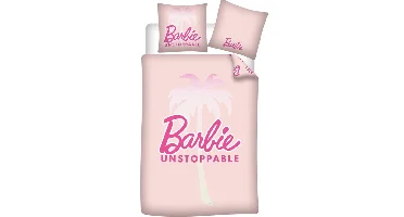 Barbie Dekbedovertrek Unstoppable polyester - 140 x 200 cm 63 x 63 cm