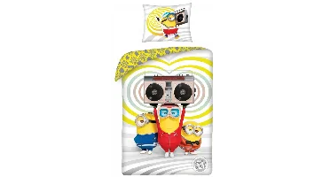 Minions Dekbedovertrek Party Time - 140 x 200 cm - Katoen