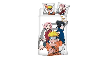 Naruto Dekbedovertrek 140 x 200 cm - polykatoen