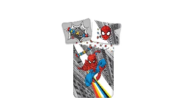 SpiderMan Dekbedovertrek Pop - Eenpersoons - 140 x 200 cm - Katoen