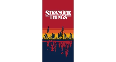 Stranger Things strandlaken - 70 x 140 cm