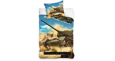 Tank Special Operation Dekbedovertrek - 140 x 200 cm - katoen